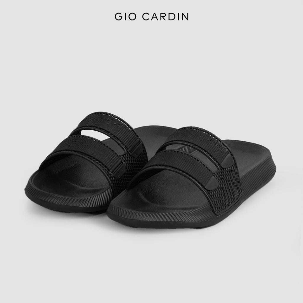 GIO CARDIN - Sandal Pria Wanita Noir Triple Black