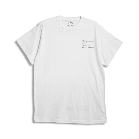 Identity Tshirt - White - Gio Cardin